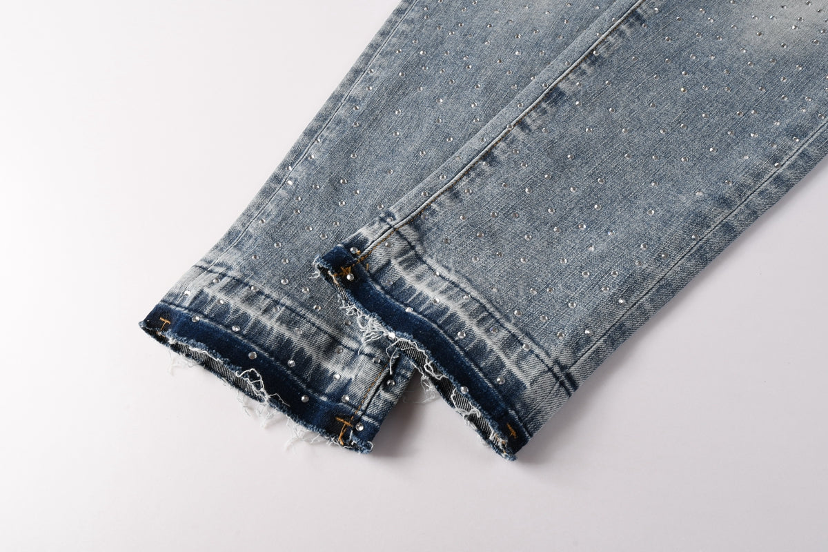 VELCEN Purple Brand Jeans #9132