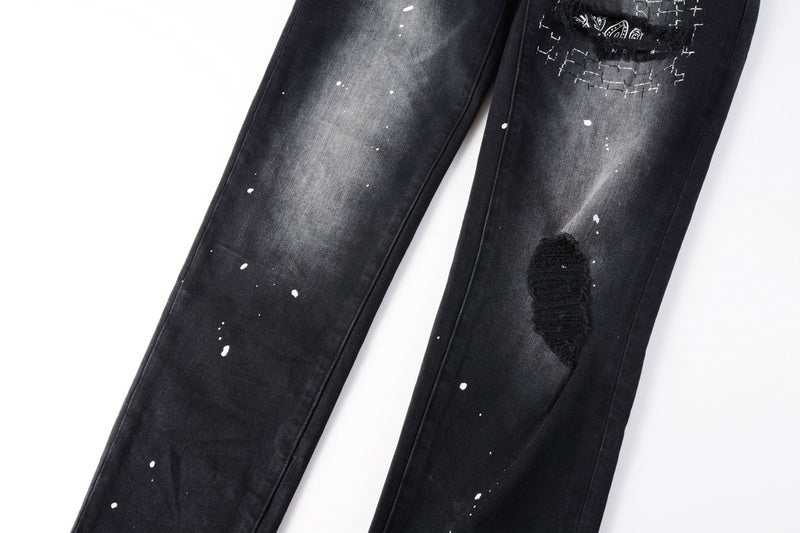 VELCEN Purple Brand Jeans #9099