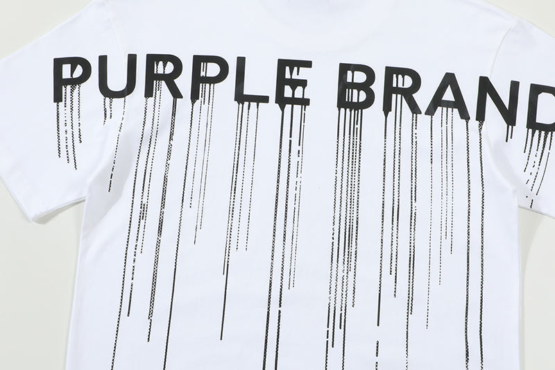 VELCEN Purple Brand Fashion T-Shirt