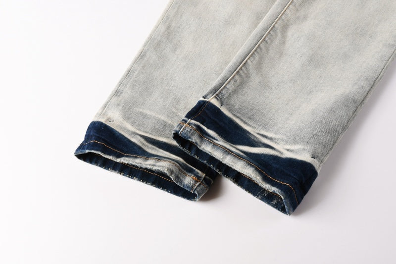 VELCEN Purple Brand Jeans #PU9134
