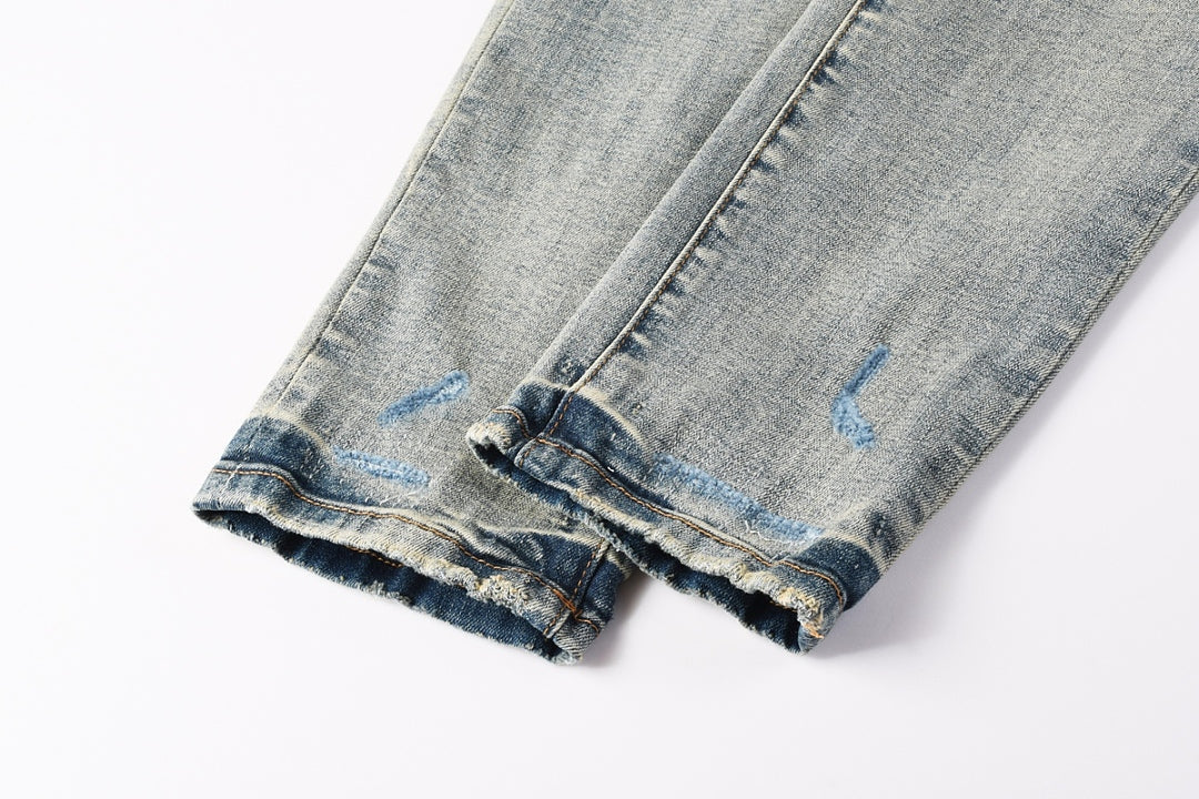 VELCEN Purple Brand Jeans #9160