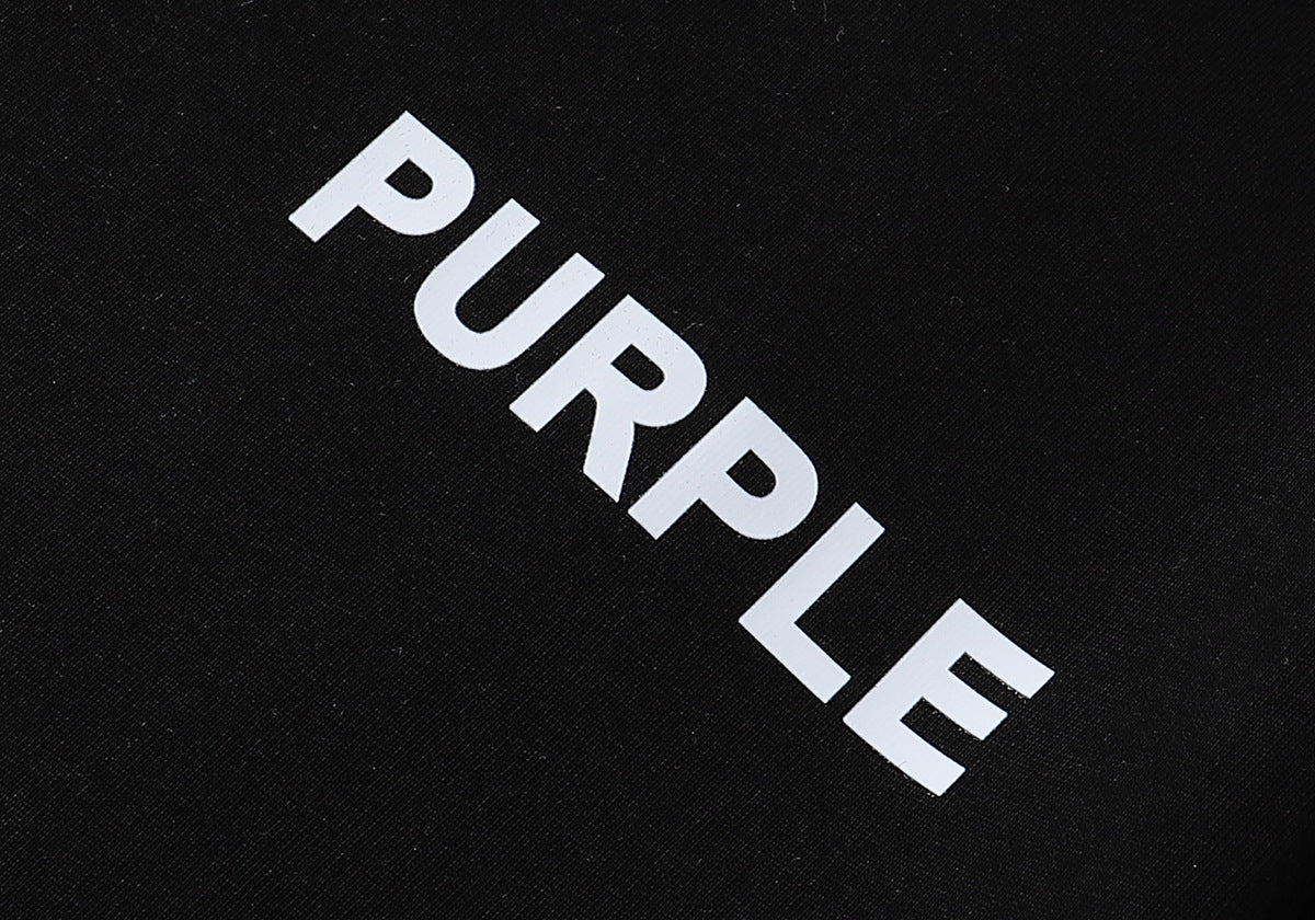 VELCEN Purple Brand Fashion T-Shirt