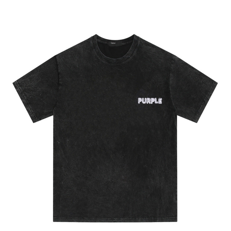 VELCEN Purple Brand Fashion T-Shirt