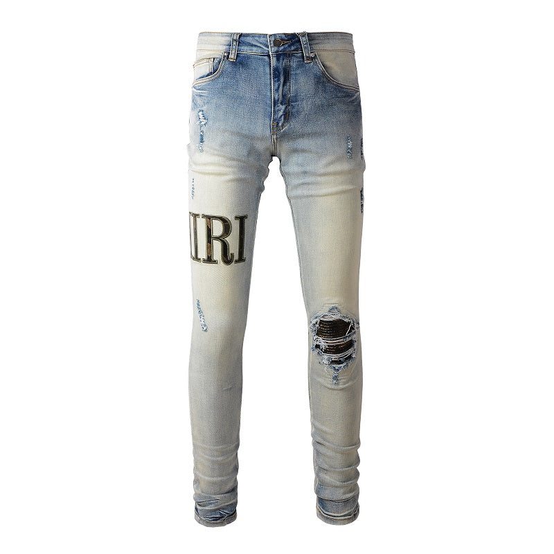 VELCEN Amiri Fashion Jeans  #878