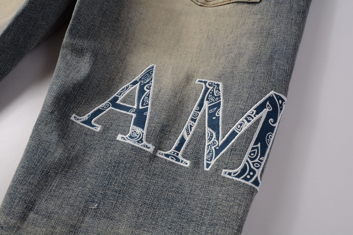 VELCEN Amiri Fashion Jeans #8892