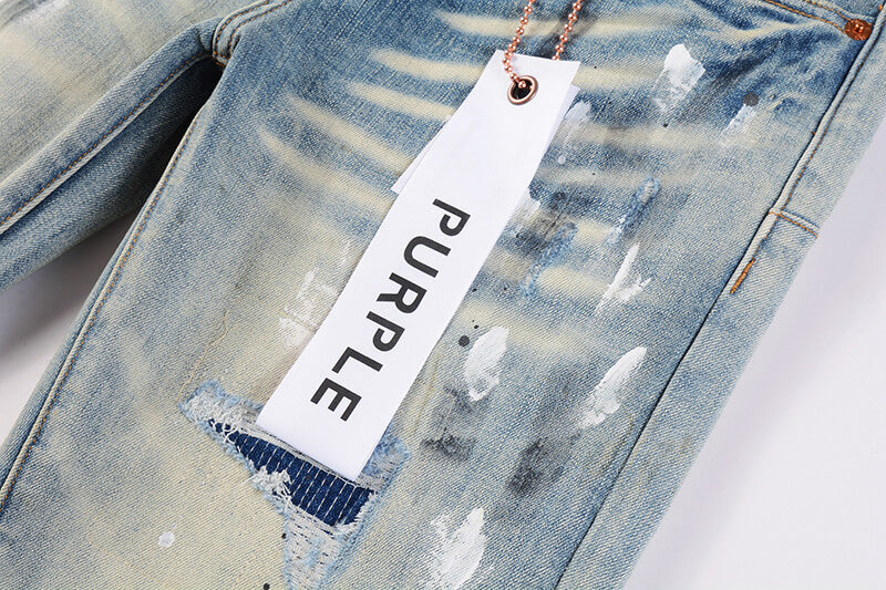 VELCEN Purple Brand Jeans #9007