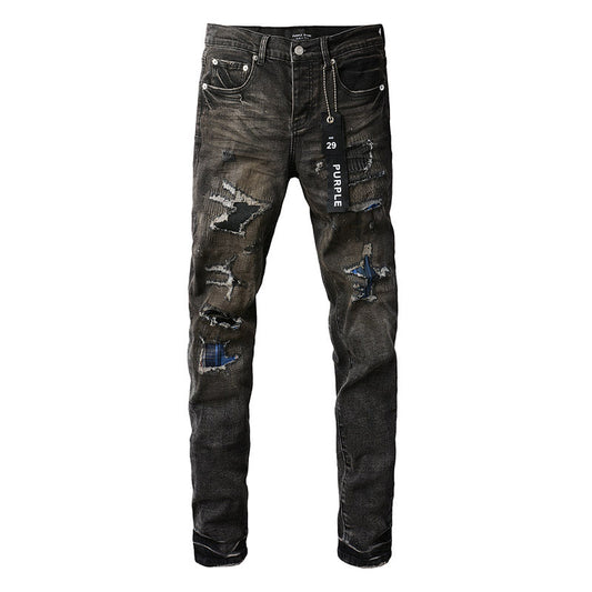 VELCEN Purple Brand Jeans #9080