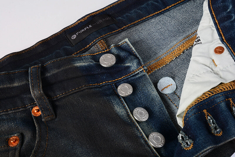 VELCEN Purple Brand Jeans #9036