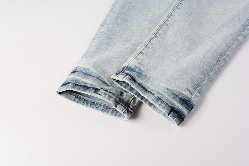 VELCEN Purple Brand Jeans #9048