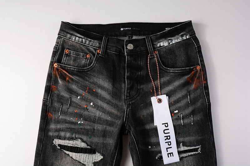 VELCEN Purple Brand Jeans #9018