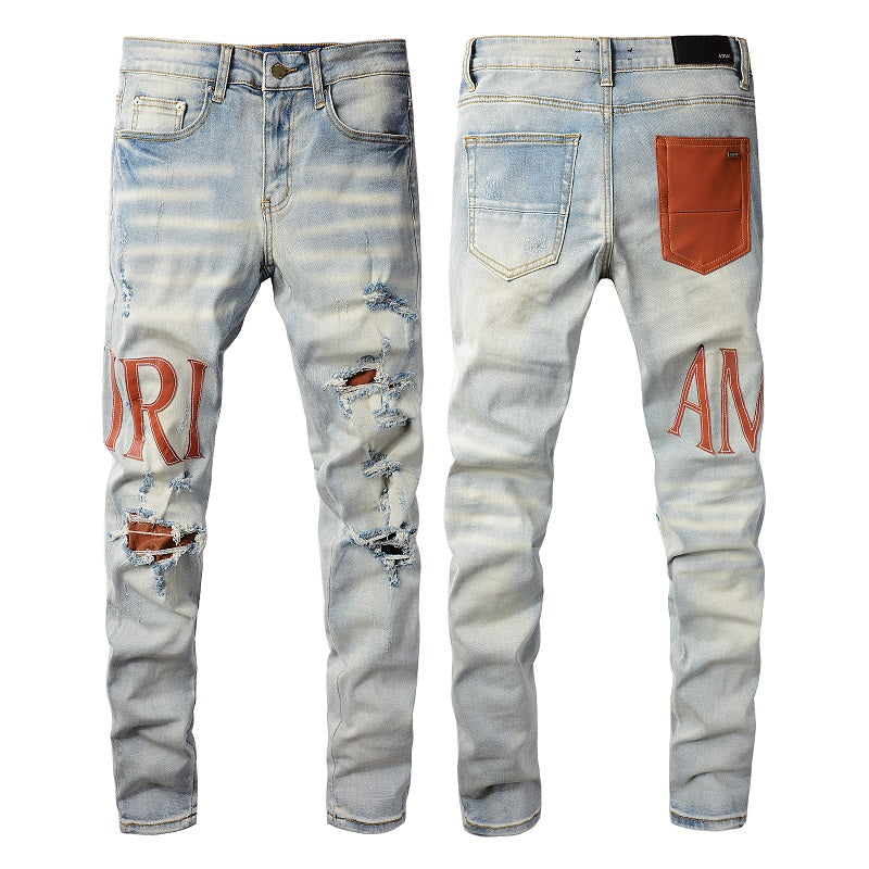 VELCEN Amiri Fashion Jeans  #840
