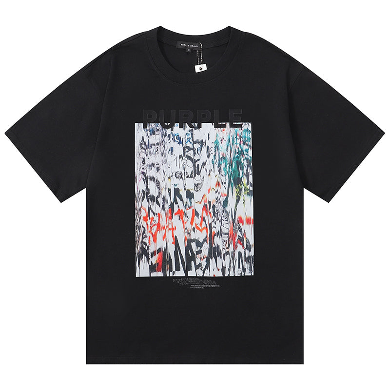 VELCEN Purple Brand Fashion T-Shirt