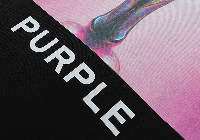 VELCEN Purple Brand Fashion T-Shirt