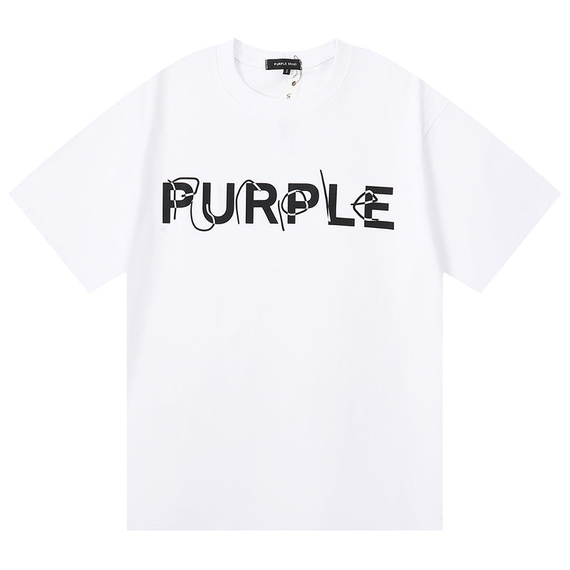 VELCEN Purple Brand Fashion T-Shirt