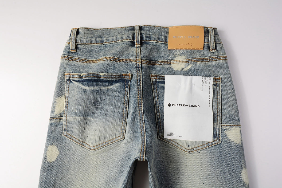 VELCEN Purple Brand Jeans #9092