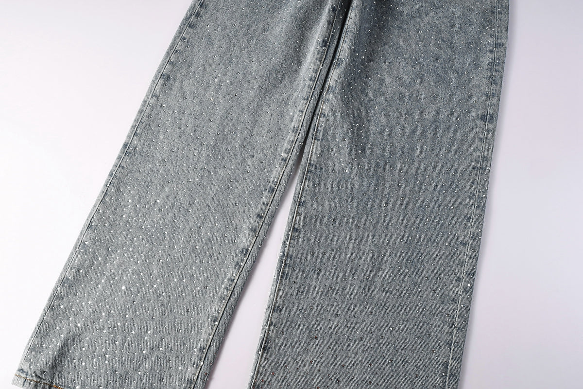 VELCEN Purple Brand Jeans #9133