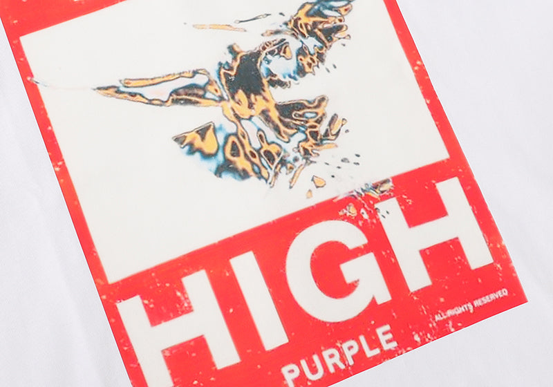VELCEN Purple Brand Fashion T-Shirt