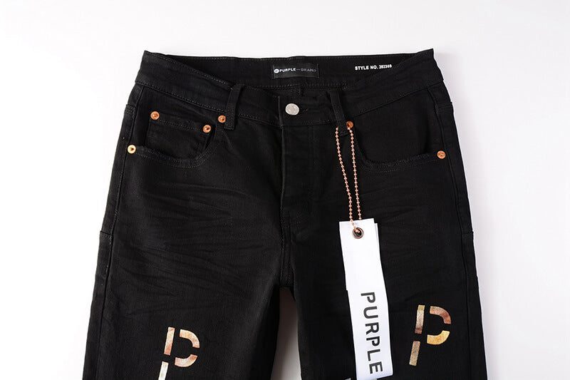 VELCEN Purple Brand Jeans #9008