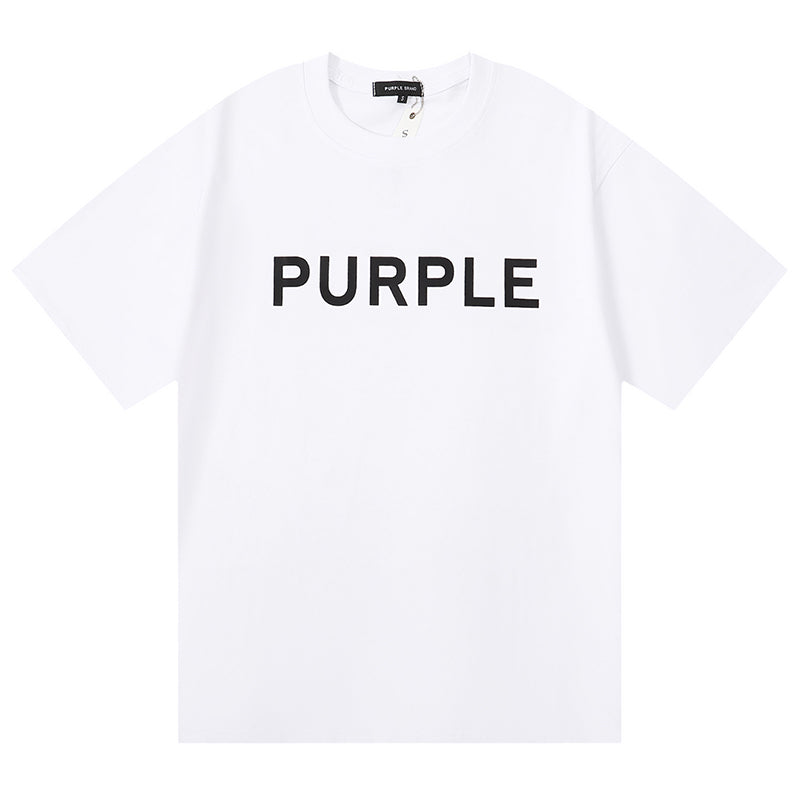 VELCEN Purple Brand Fashion T-Shirt