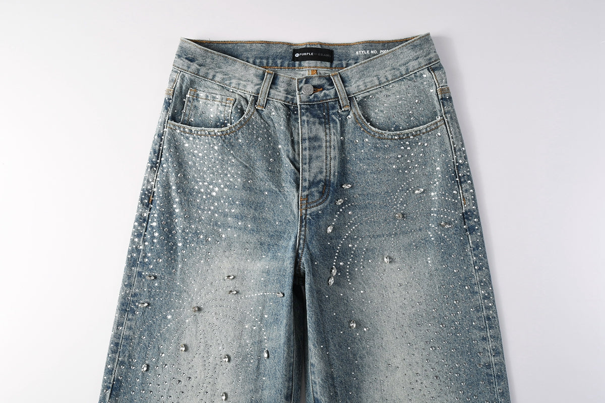 VELCEN Purple Brand Jeans #9129