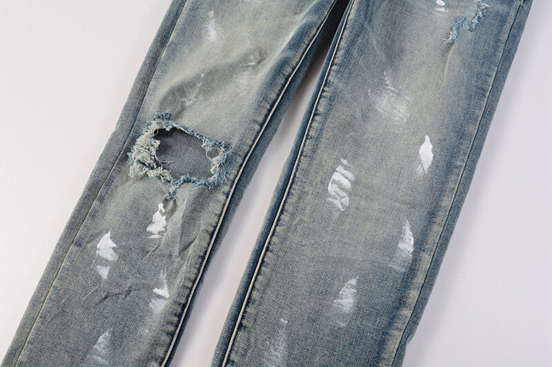 VELCEN Purple Brand Jeans #9043