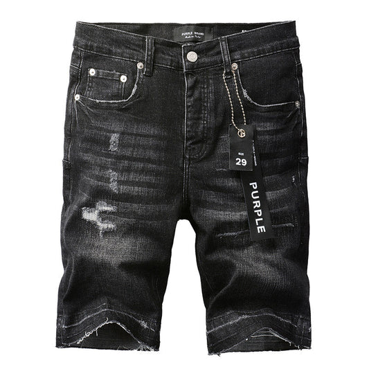 VELCEN Purple Brand Denim Shorts #5083