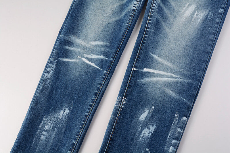 VELCEN Purple Brand Jeans #90511