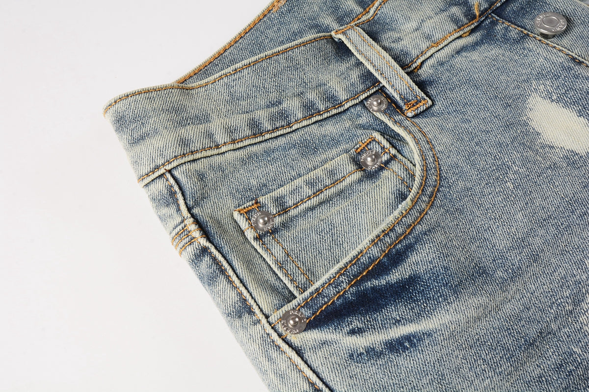 VELCEN Purple Brand Jeans #9092