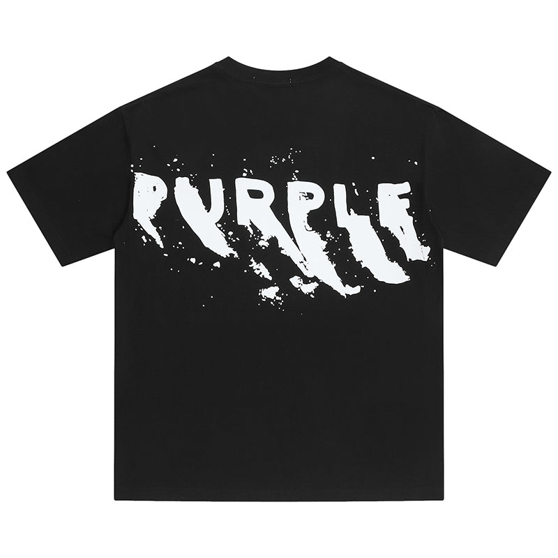VELCEN Purple Brand Fashion T-Shirt