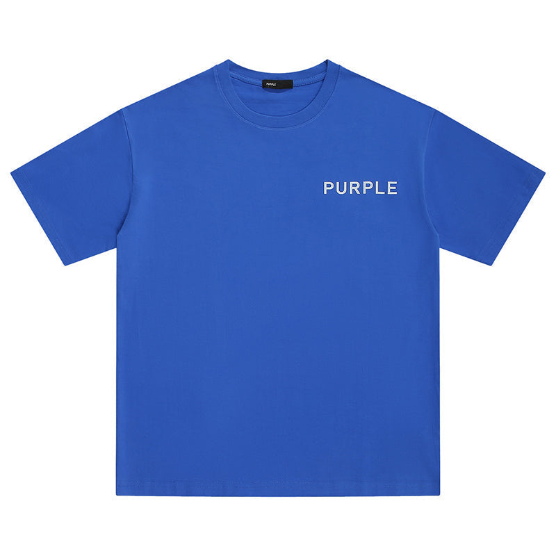 VELCEN Purple Brand Fashion T-Shirt