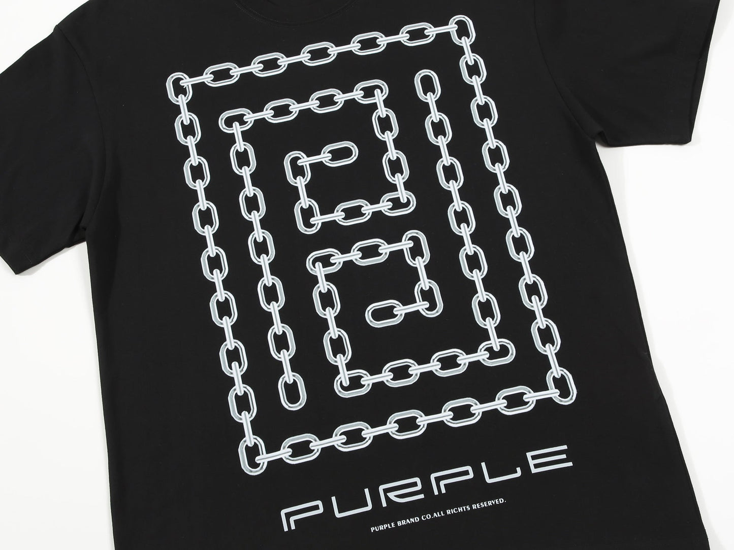 VELCEN Purple Brand Fashion T-Shirt