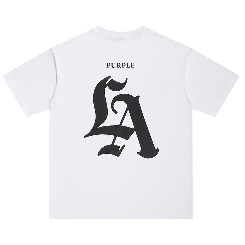 VELCEN Purple Brand Fashion T-Shirt