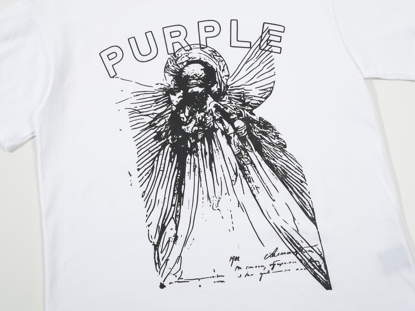 VELCEN Purple Brand Fashion T-Shirt
