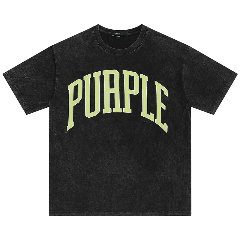 VELCEN Purple Brand Fashion T-Shirt