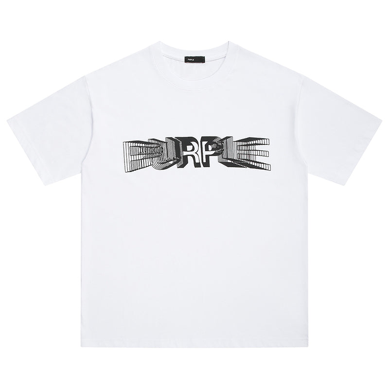 VELCEN Purple Brand Fashion T-Shirt