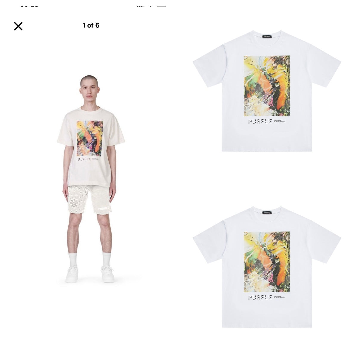 VELCEN Purple Brand Fashion T-Shirt