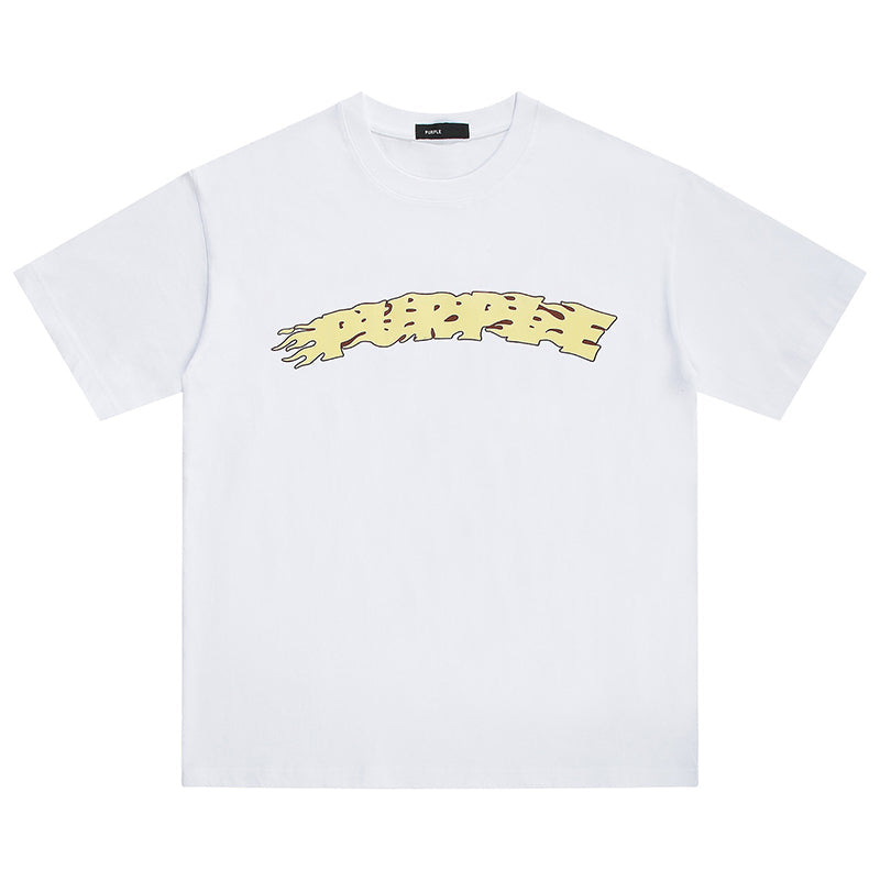 VELCEN Purple Brand Fashion T-Shirt