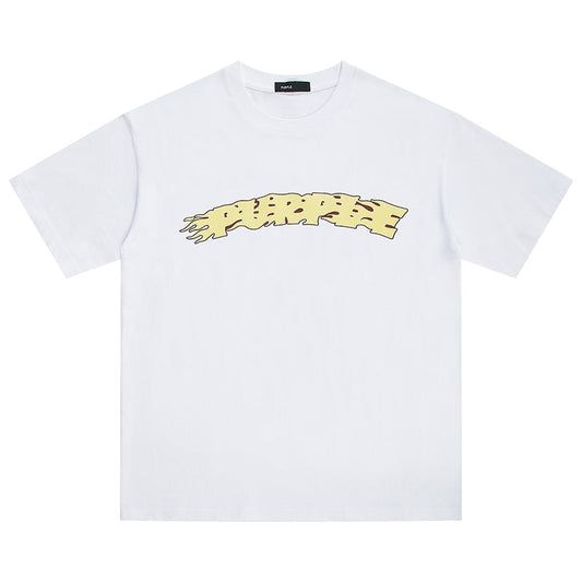 VELCEN Purple Brand Fashion T-Shirt