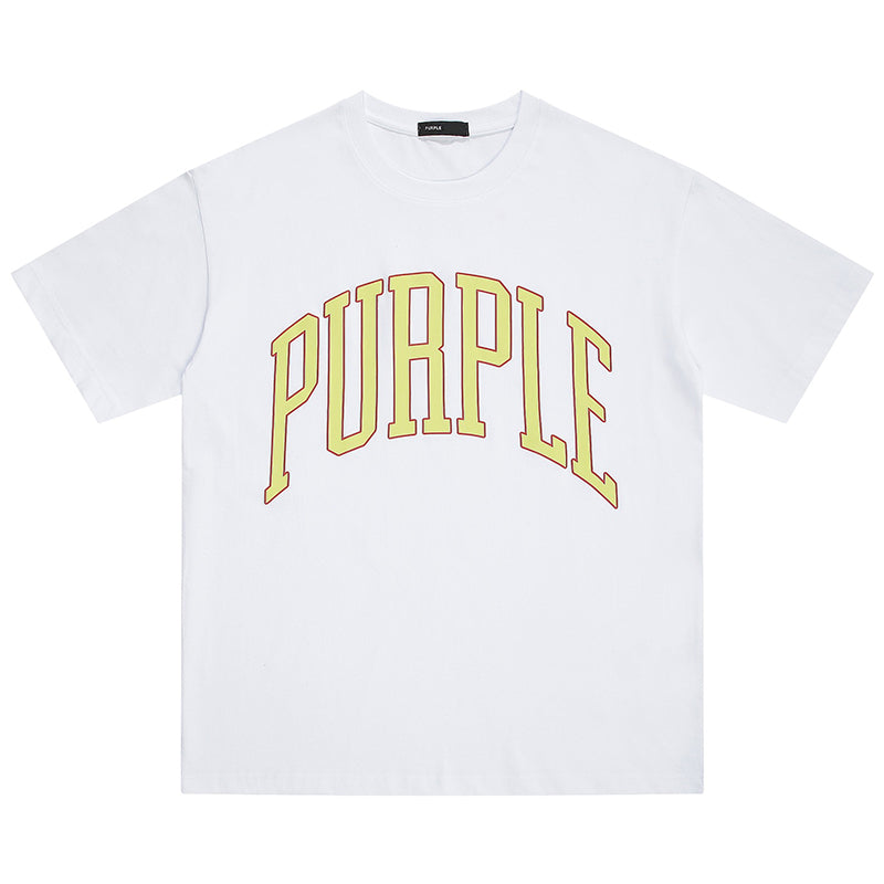 VELCEN Purple Brand Fashion T-Shirt