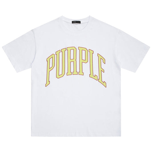 VELCEN Purple Brand Fashion T-Shirt