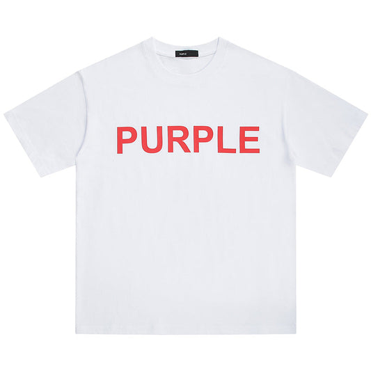 VELCEN Purple Brand Fashion T-Shirt