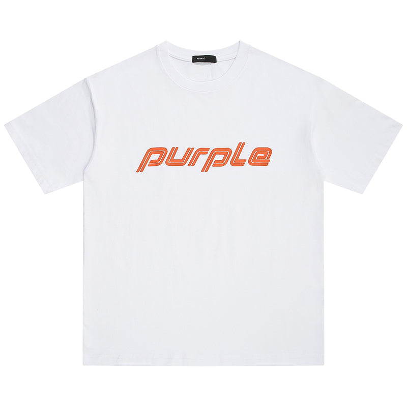 VELCEN Purple Brand Fashion T-Shirt