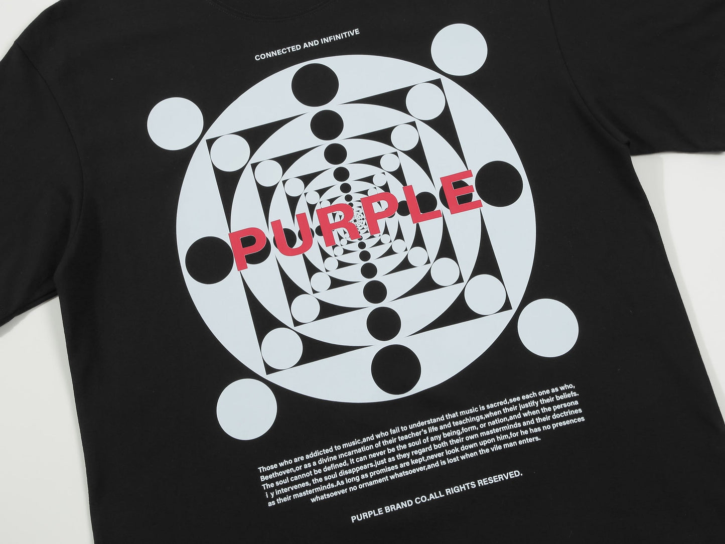 VELCEN Purple Brand Fashion T-Shirt