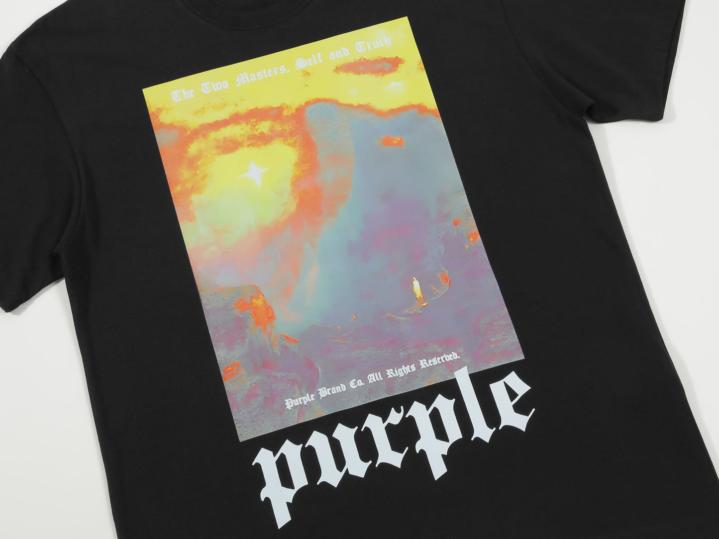 VELCEN Purple Brand Fashion T-Shirt