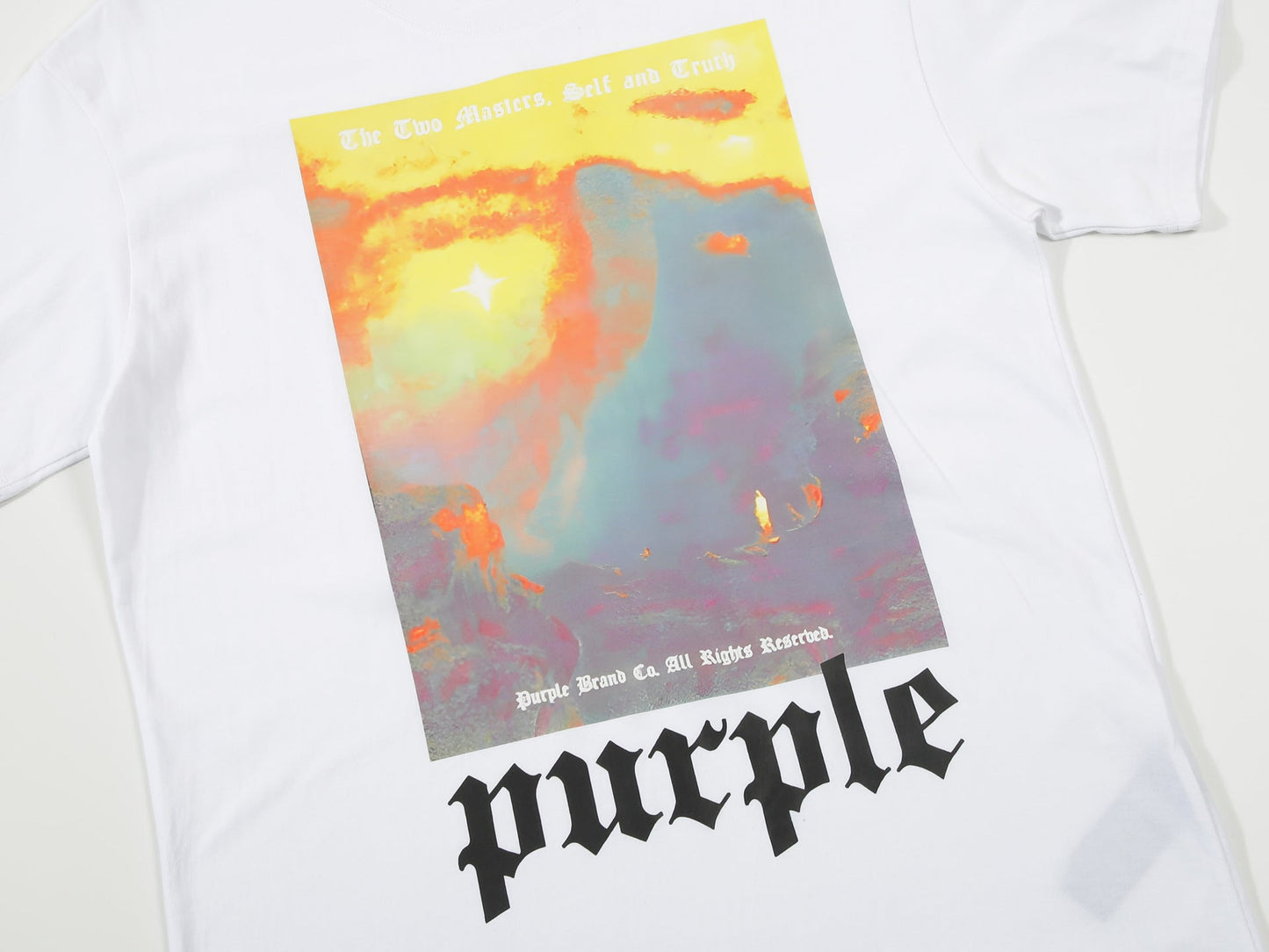 VELCEN Purple Brand Fashion T-Shirt