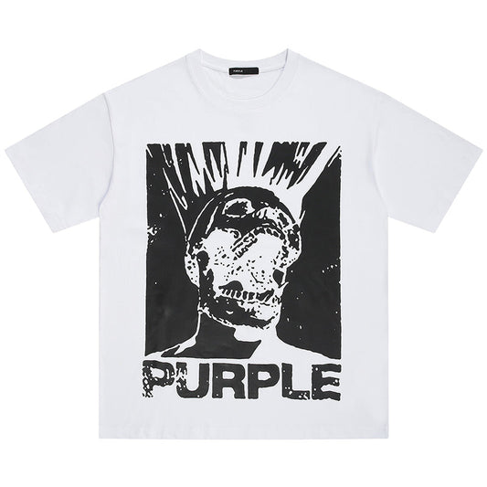 VELCEN Purple Brand Fashion T-Shirt
