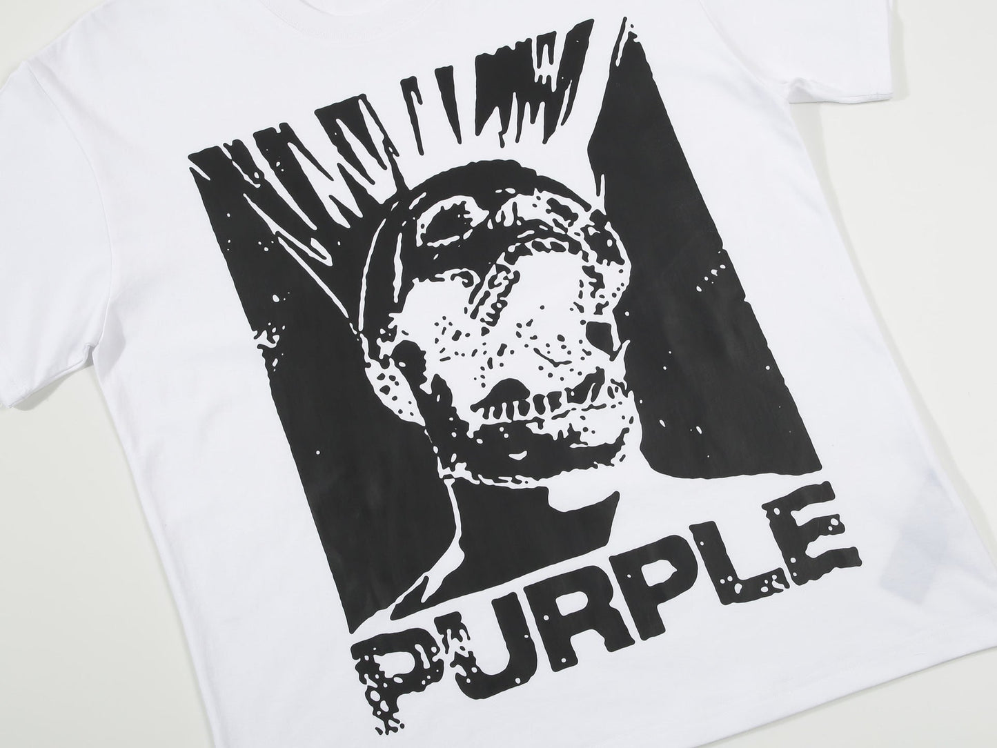 VELCEN Purple Brand Fashion T-Shirt