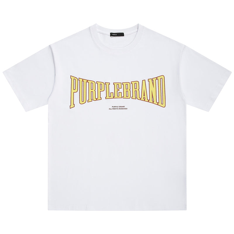 VELCEN Purple Brand Fashion T-Shirt