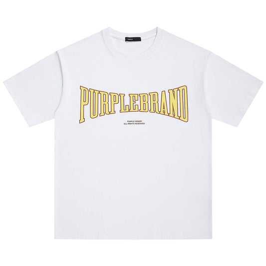 VELCEN Purple Brand Fashion T-Shirt