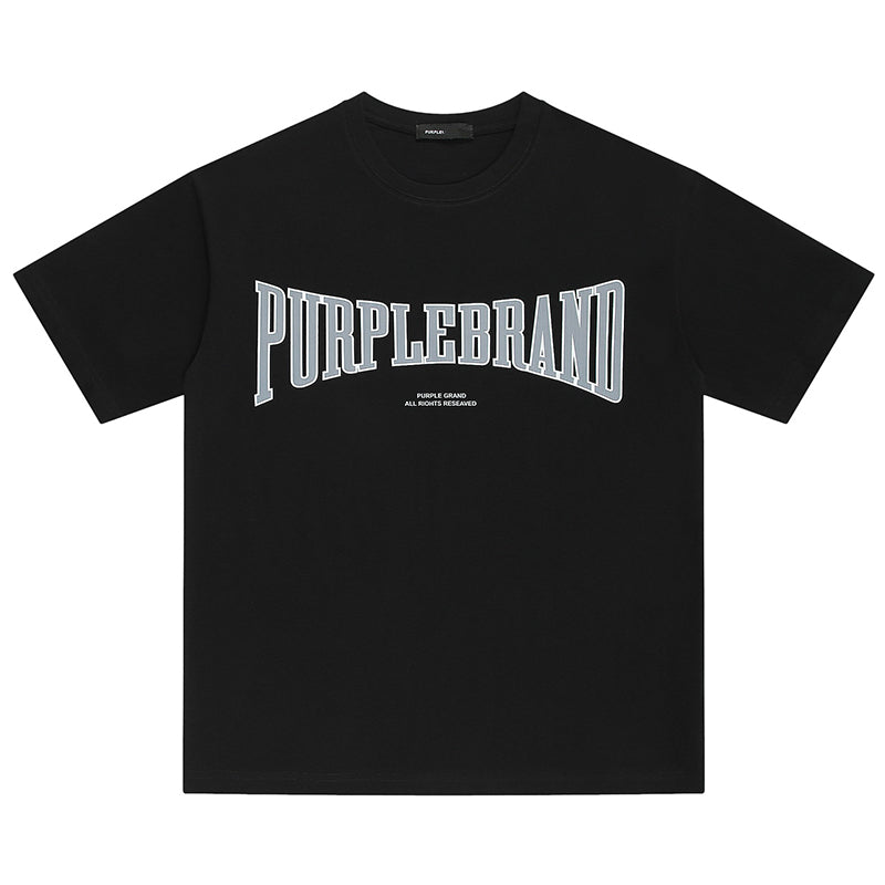 VELCEN Purple Brand Fashion T-Shirt